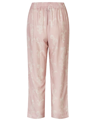Stine Goya - Elasticated Waistband Cropped Pants - Cherries On A Paisley